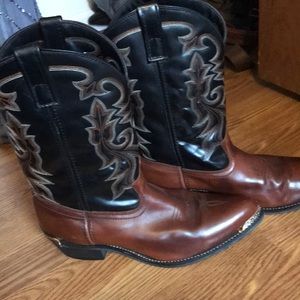Men’s leather cowboy boots